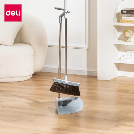 ชุดไม้กวาด DELI VS1413-GR-01 สีขาวเทา_7